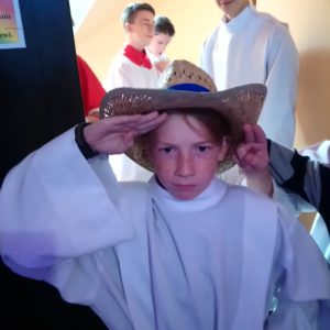 Ministranci na jesiennym festynie